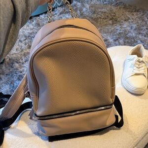 Elegant Tan Backpack for Women